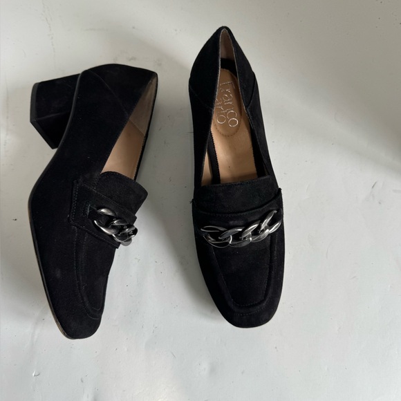 Franco Sarto LAVAL Black Suede Pump. Size 6.5 - Picture 3 of 12